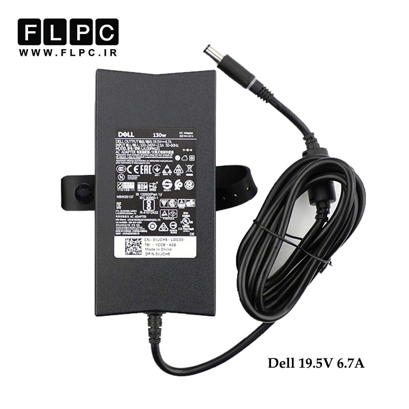 آداپتور لپ تاپ دل 19.5 ولت 6.7 آمپر / Dell 19.5V 6.7A Laptop adaptor Slim Original