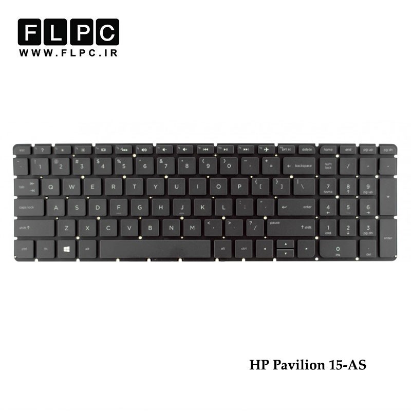 کیبورد لپ تاپ اچ پی 15-AS مشکی HP Pavilion 15-AS Laptop Keyboard