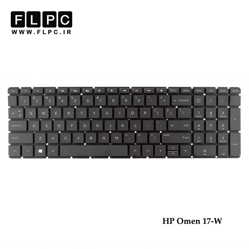 کیبورد لپ تاپ اچ پی 17-W مشکی HP Omen 17-W Laptop Keyboard