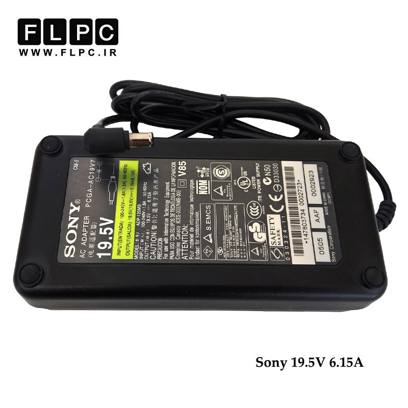 آداپتور لپ تاپ سونی 19.5 ولت 6.15 آمپر / Sony 19.5V 6.15A Laptop Adaptor Original