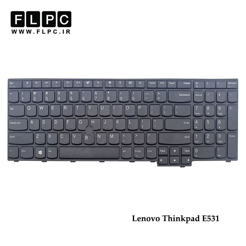 کیبورد لپ تاپ لنوو E531 مشکی-بدون موس Lenovo Thinkpad E531 Laptop Keyboard