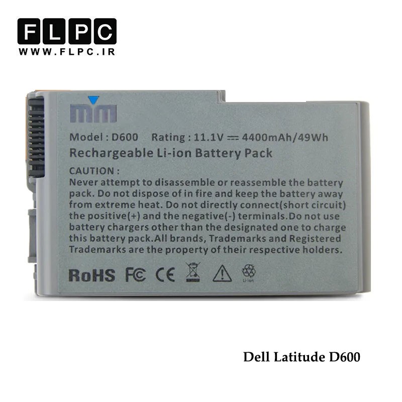 باتری لپ تاپ دل Dell Latitude D600 _4400mAh برند MM