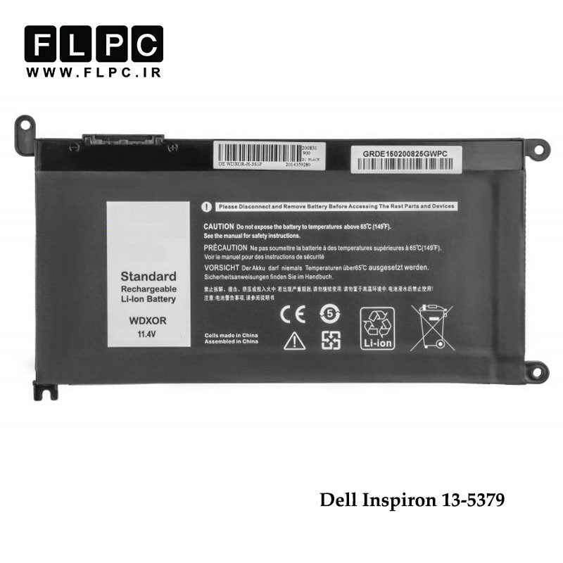 باتری لپ تاپ دل Dell Inspiron 13-5379 _3400mAh برند MM