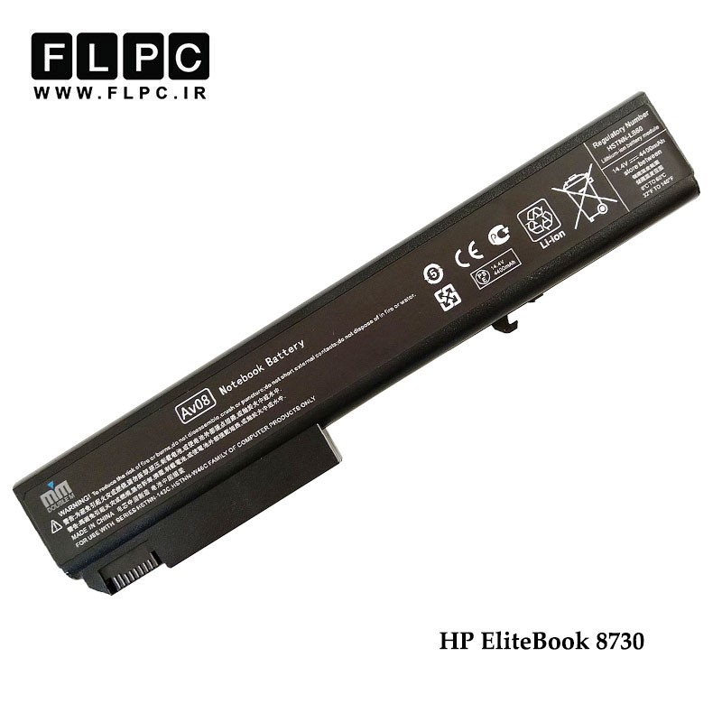باتری لپ تاپ اچ پی HP EliteBook 8730 _4400mAh برند MM