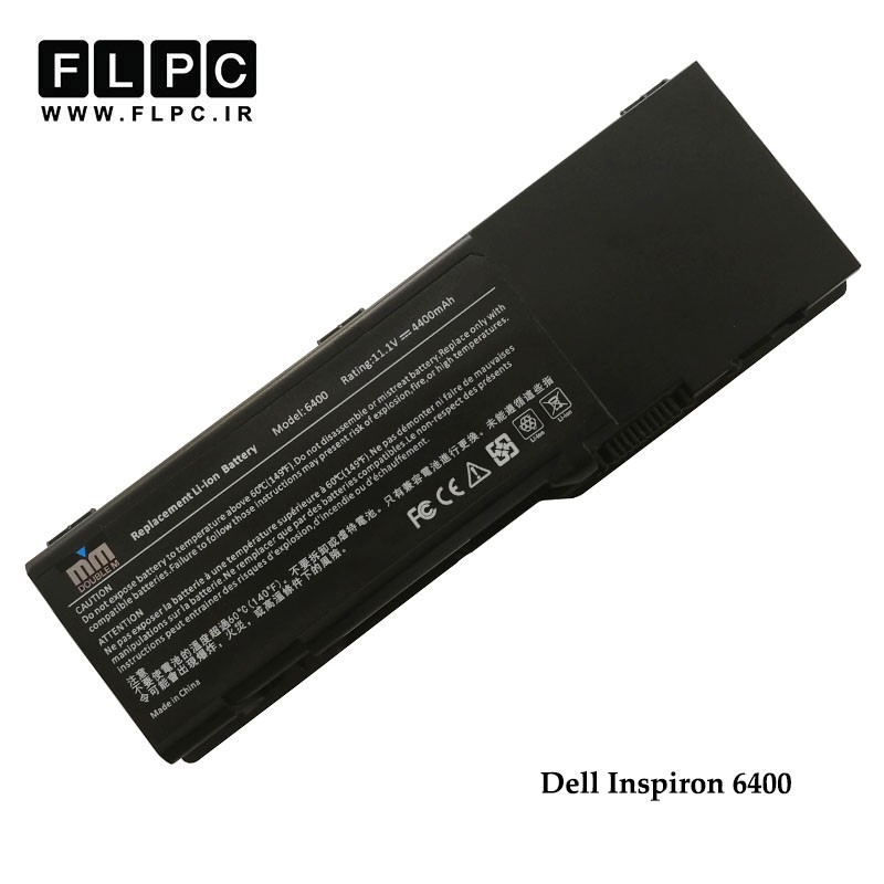 باطری لپ تاپ دل 6400 برند M&M مشکی Dell Inspiron 6400 Laptop Battery - 6cell