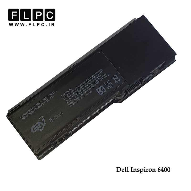 باطری لپ تاپ دل 6400 مشکی Dell Inspiron 6400 Laptop Battery - 6cell