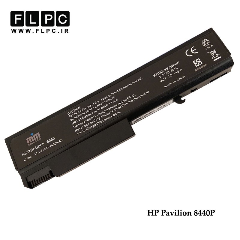باطری لپ تاپ اچ پی 8440p برند M&M مشکی HP Elitebook 8440p Laptop Battery - 6cell