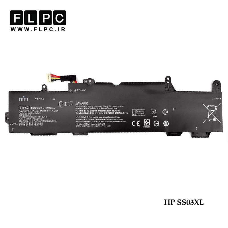 باطری لپ تاپ اچ پی SS03XL برند M&M مشکی HP SS03XL Laptop Battery