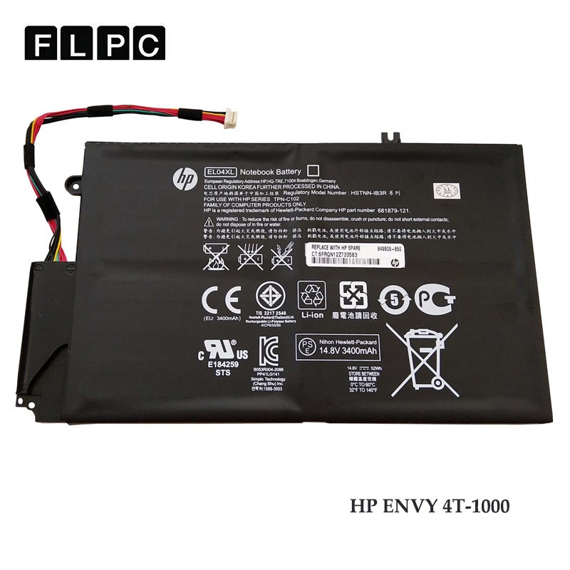 باطری لپ تاپ اچ پی 4T-1000 مشکی HP ENVY 4T-1000 Laptop Battery