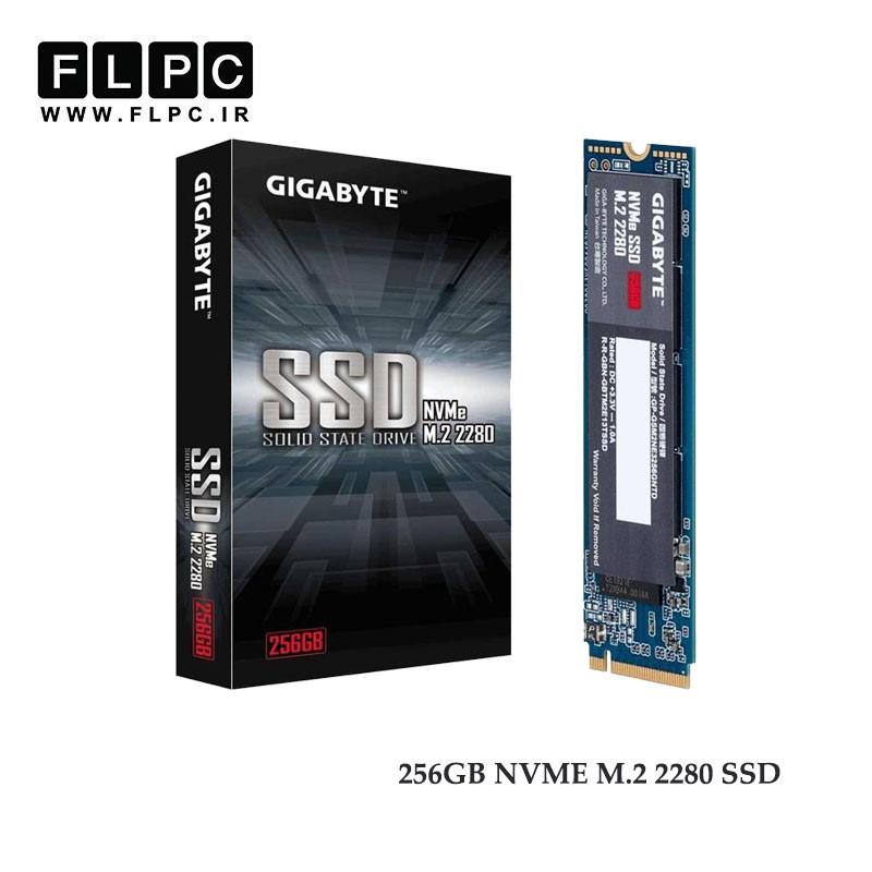 اس اس دی 256 گیگابایت مدل NVME M.2 2280 مشکی GIGABYTE 256GB NVME M.2 2280 SSD