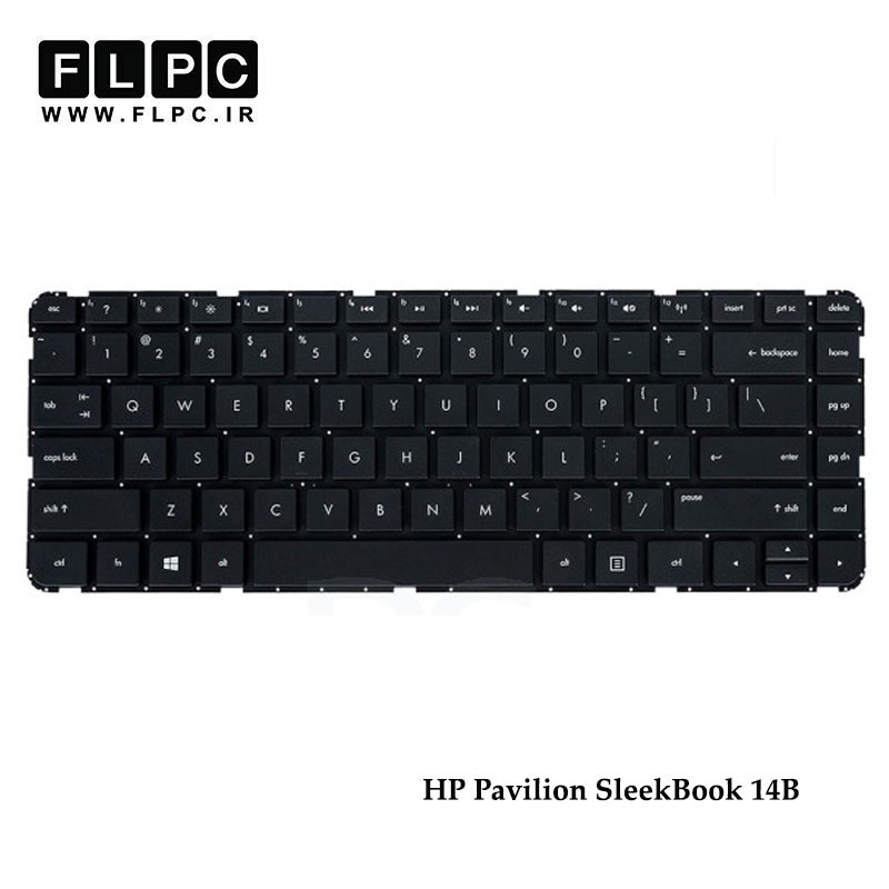 کیبورد لپ تاپ اچ پی HP Pavilion 14-B اینتر کوچک - بدون فریم