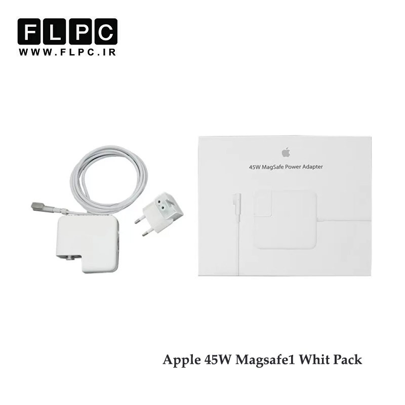 آداپتور لپ تاپ اپل Apple Magsafe1 45W 14.5V 3.1A Org با پک