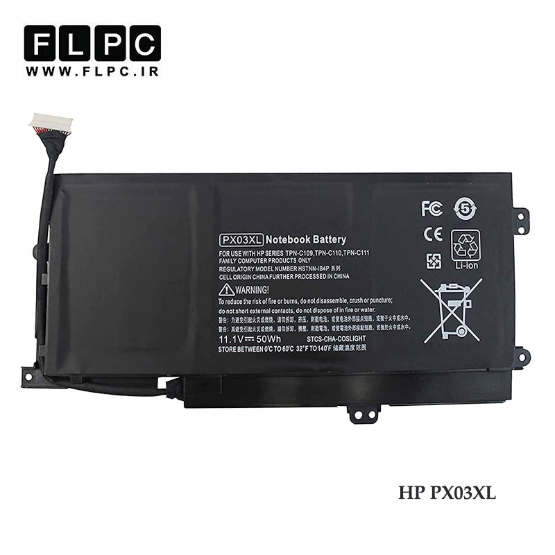 باتری لپ تاپ اچ پی PX03XL داخلی - مشکی HP PX03XL Laptop Battery - 6Cell