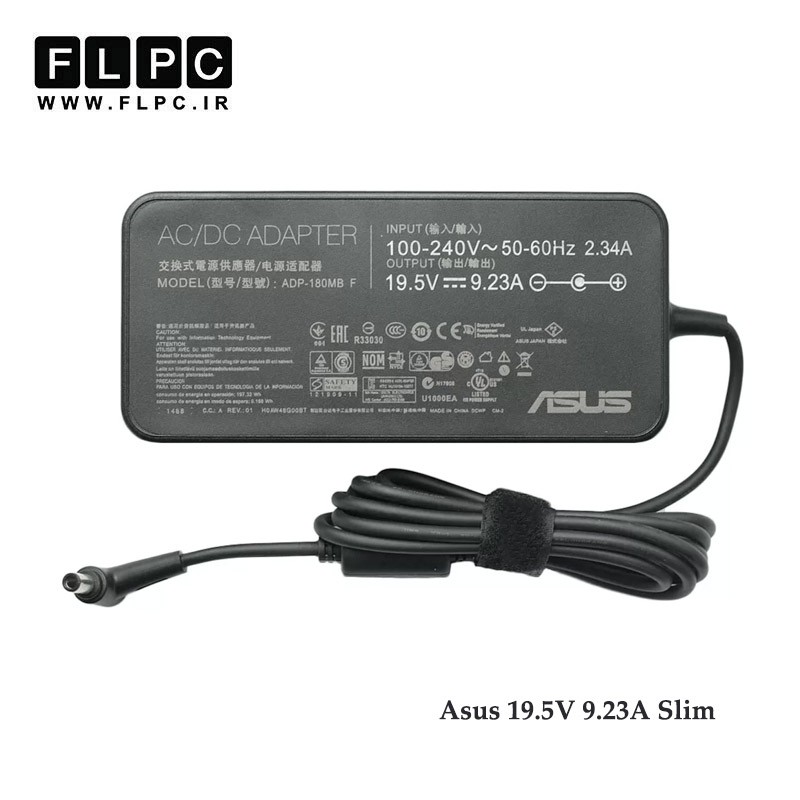 آداپتور لپ تاپ ایسوس Asus 19.5V 9.23A Slim Org Plus _2.5*5.5