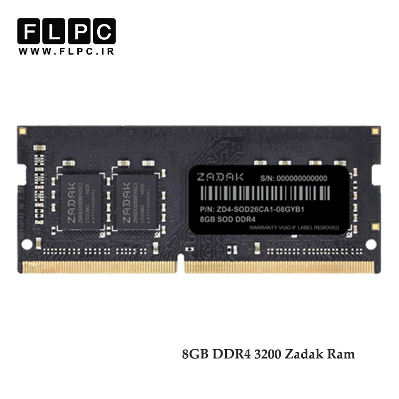 رم لپ تاپ 8 گیگ Zadak DDR4-PC4 (3200)