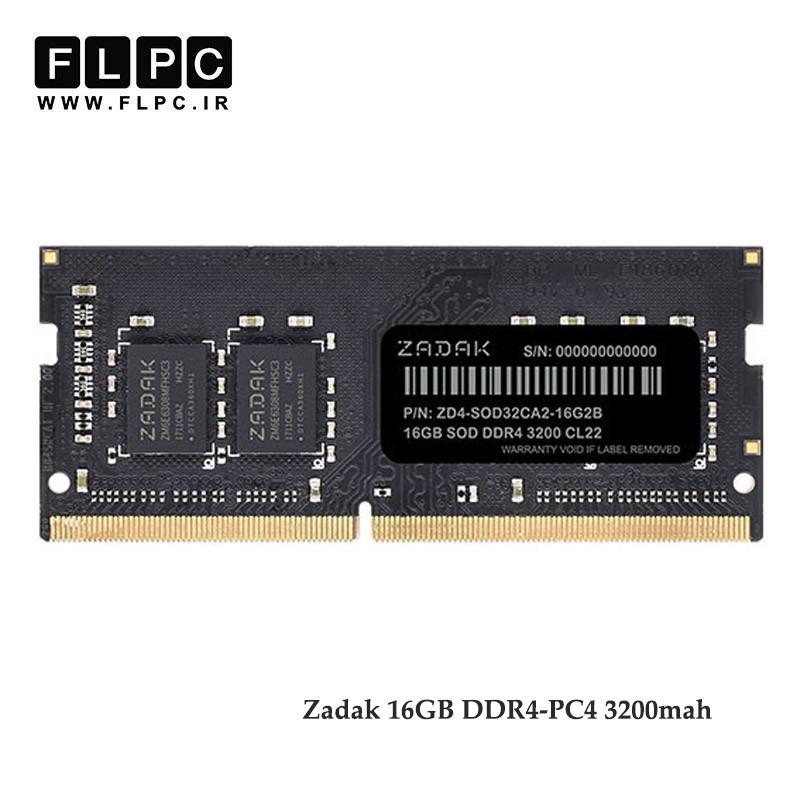 رم لپ تاپ 16 گیگ Zadak DDR4-PC4 3200