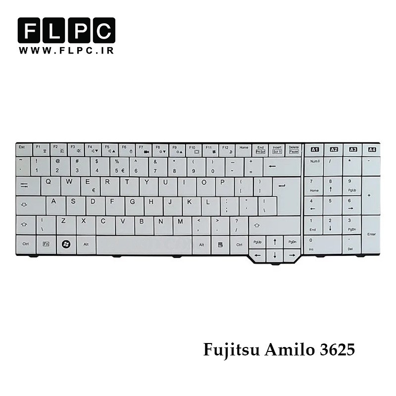 کیبورد لپ تاپ فوجیتسو Fujitsu Amilo 3625 سفید