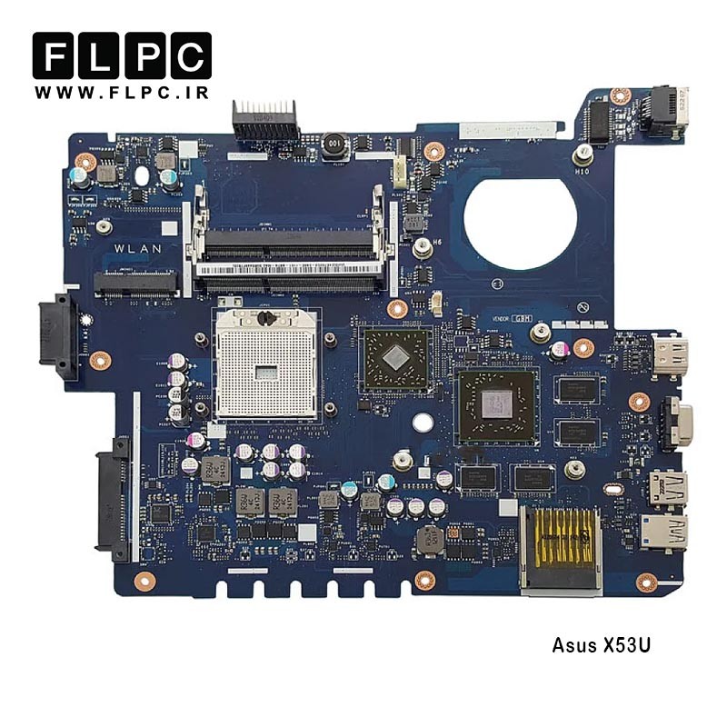 مادربرد لپ تاپ ایسوس Asus X53U CPU-AMD_PBL60_LA-7322P گرافیک دار