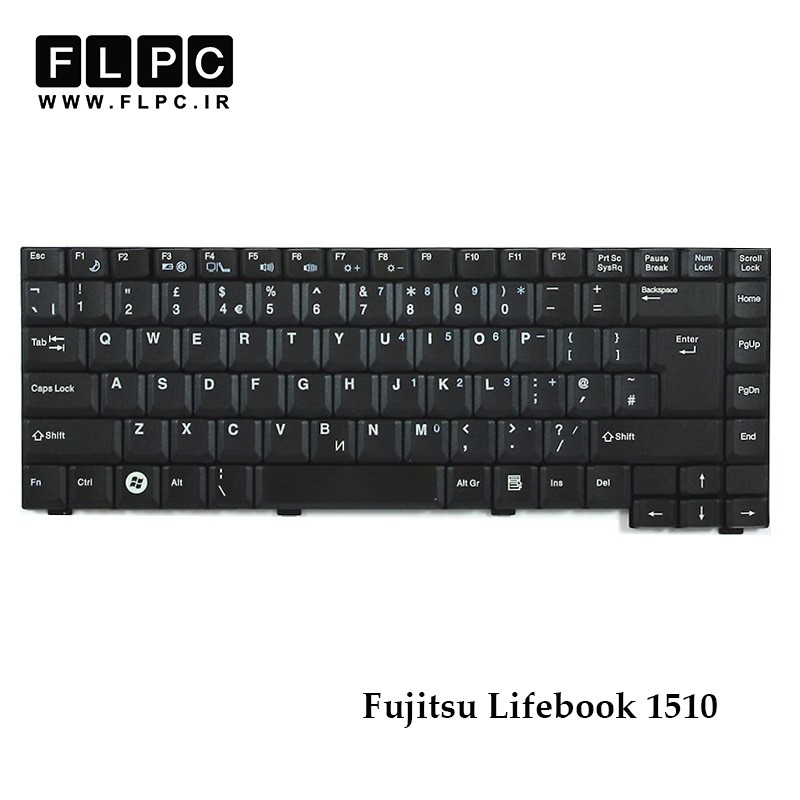 کیبورد لپ تاپ فوجیتسو Fujitsu Lifebook 1510 مشکی