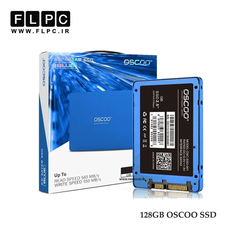 هارد SSD لپ تاپ 128 گیگابایت OSCOO مدل blue OSC-SSD-001