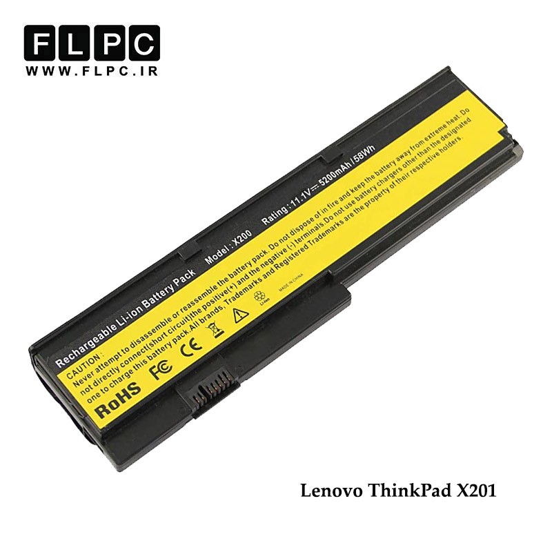 باتری لپ تاپ لنوو Lenovo ThinkPad X201 _4400mAh برند MM