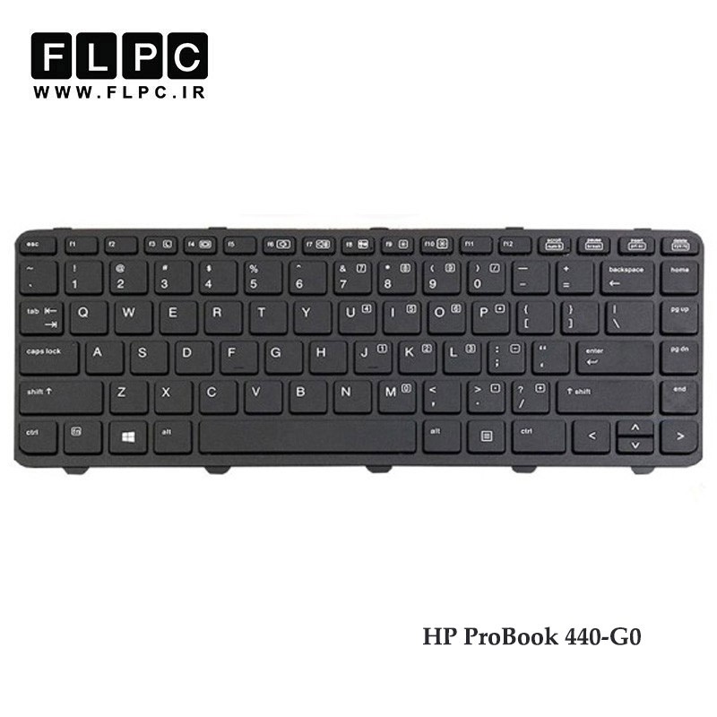 کیبورد لپ تاپ اچ پی HP ProBook 440-G0 فلت سمت راست با سه جاپیچ