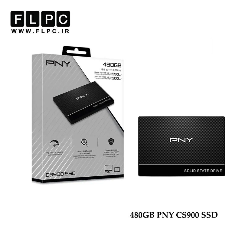 هارد SSD لپ تاپ 480 گیگابایت PNY مدل CS900