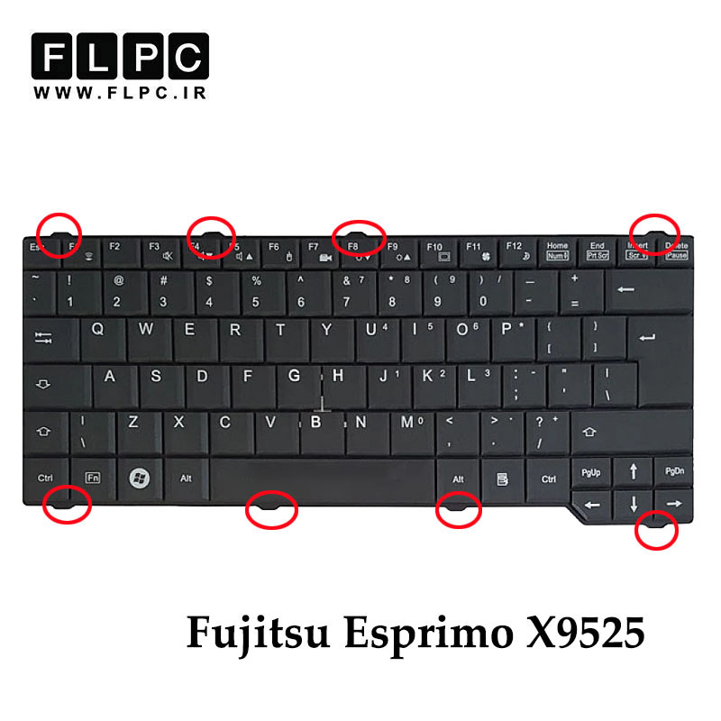 کیبورد لپ تاپ فوجیتسو Fujitsu Esprimo X9525