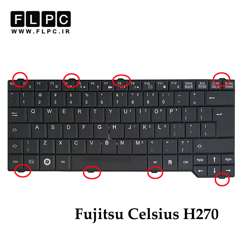 کیبورد لپ تاپ فوجیتسو Fujitsu Celsius H270