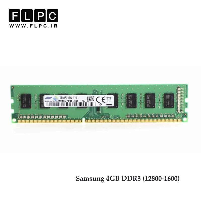 رم دسکتاپ 4 گیگ Samsung DDR3-PC3L (1600-12800)
