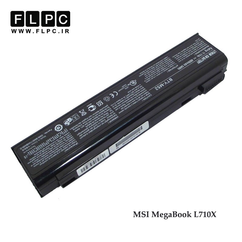 باتری لپ تاپ ام اس آی MSI MegaBook L710X _4400mAh برند MM