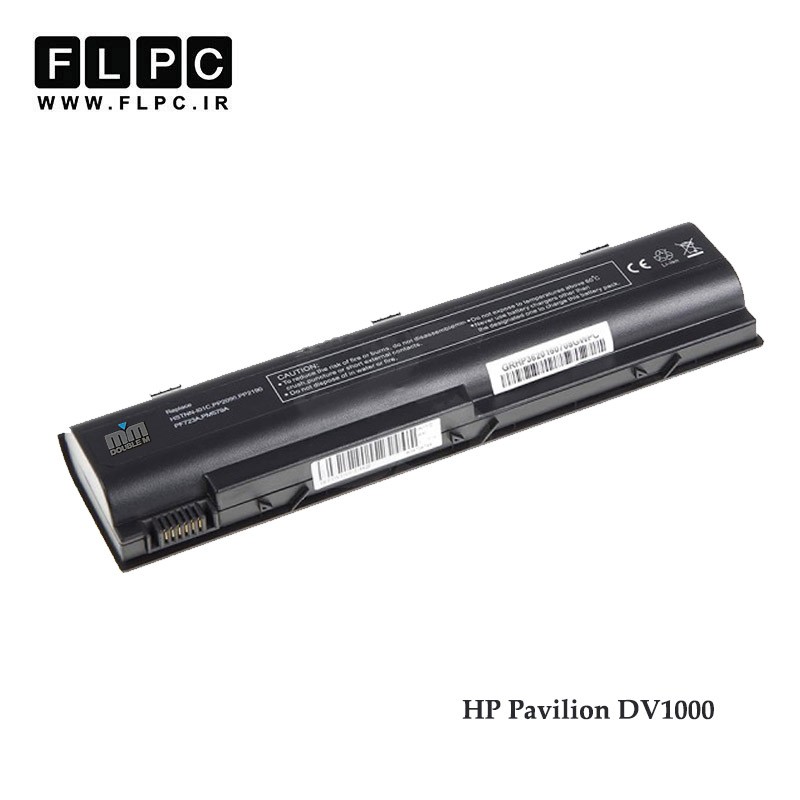 باتری لپ تاپ اچ پی HP Pavilion DV1000 - 6Cell برند M&M