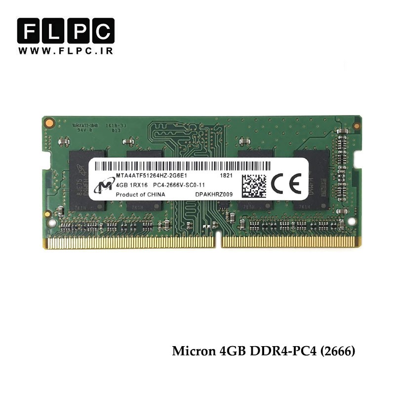 رم لپ تاپ 4 گیگ Micron DDR4-PC4 (2666)