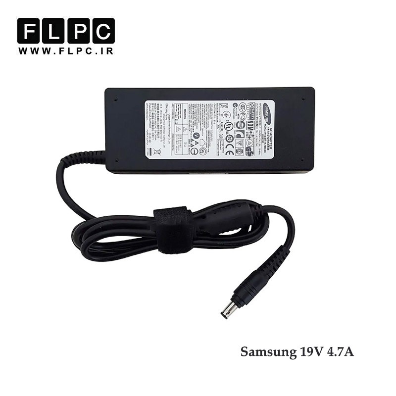 آداپتور لپ تاپ سامسونگ Samsung 19V 4.7A Org _5.5*3.0