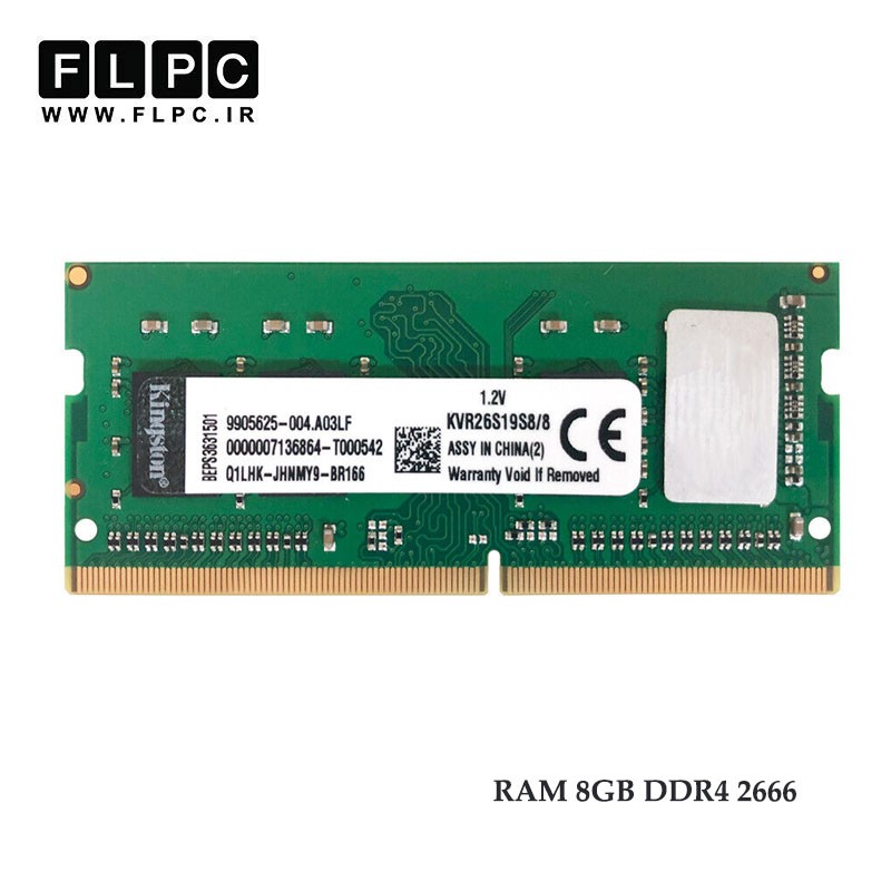 رم لپ تاپ 8 گیگ Kingston DDR4-PC4 (2666)