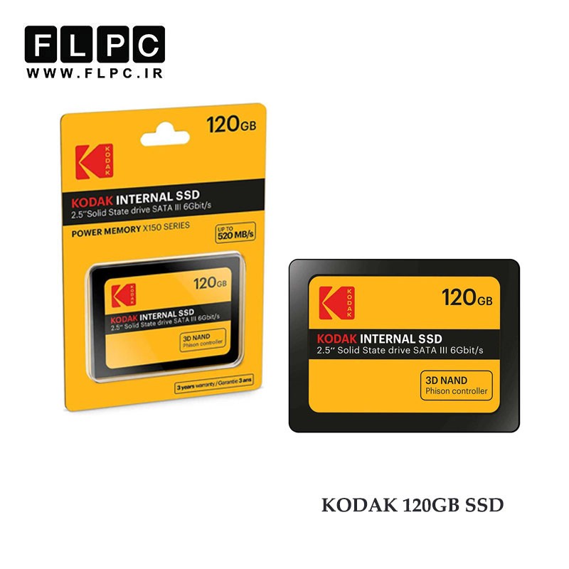 هارد SSD لپ تاپ 120 گیگابایت Kodak مدل X150