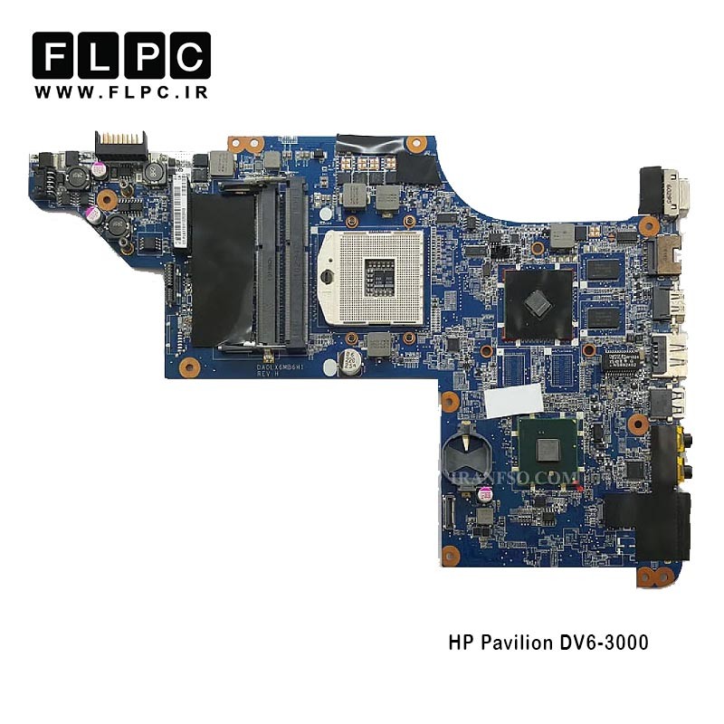 مادربرد لپ تاپ اچ پی HP Pavilion DV6-3000 CPU-I3-I5 HM55_LX67_DA0LX6MB6H1 گرافیک دار