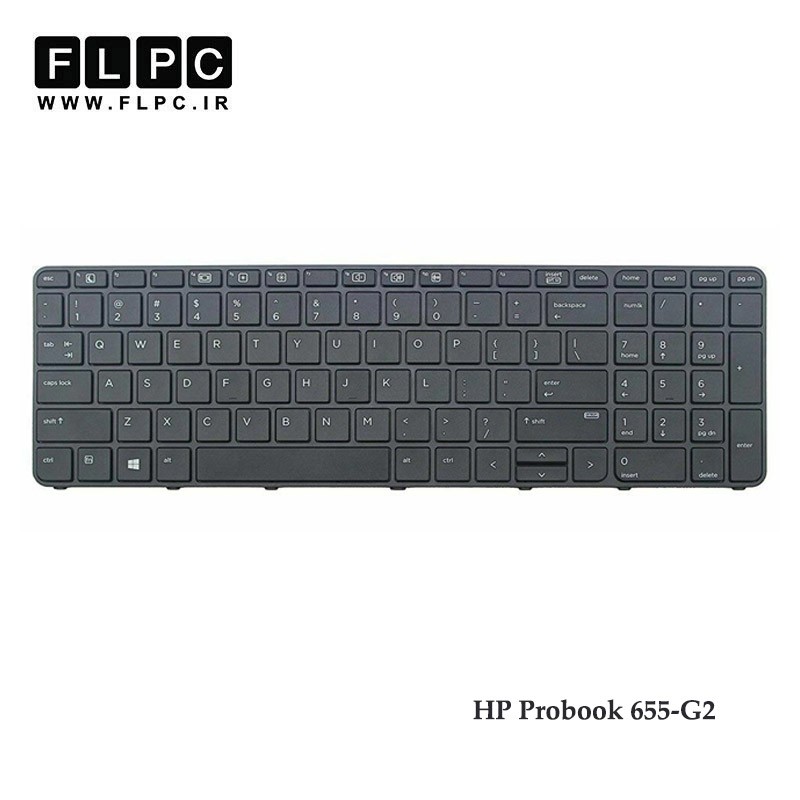کیبورد لپ تاپ اچ پی HP Probook 655-G2 مشکی-بافریم