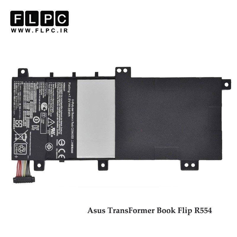 باتری لپ تاپ ایسوس Asus TransFormer Book Flip R554 - C21N1333 _4100mAh برند MM