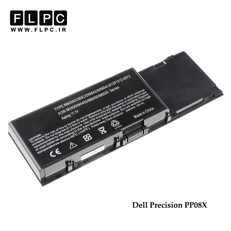 باتری لپ تاپ دل Dell Precision PP08X _8000mAh اورجینال