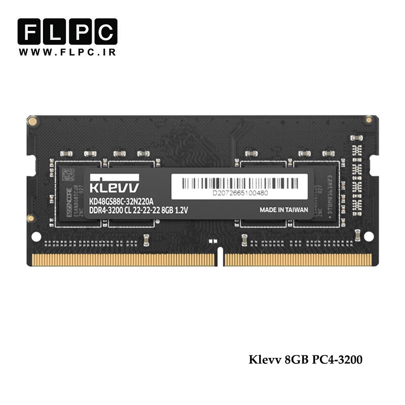 رم لپ تاپ 8 گیگ KLevv DDR4-PC4 (3200)