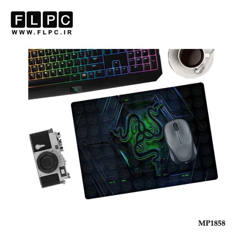 ماوس پد طرح Razer مدل MP1858