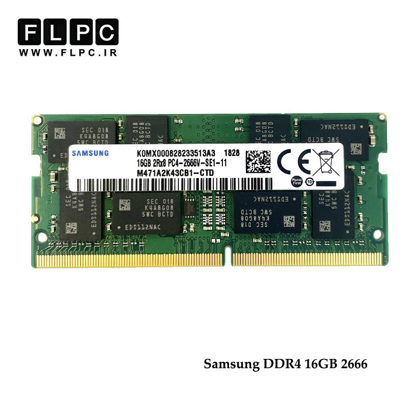 رم لپ تاپ 16 گیگ Samsung DDR4-PC4 (2666)