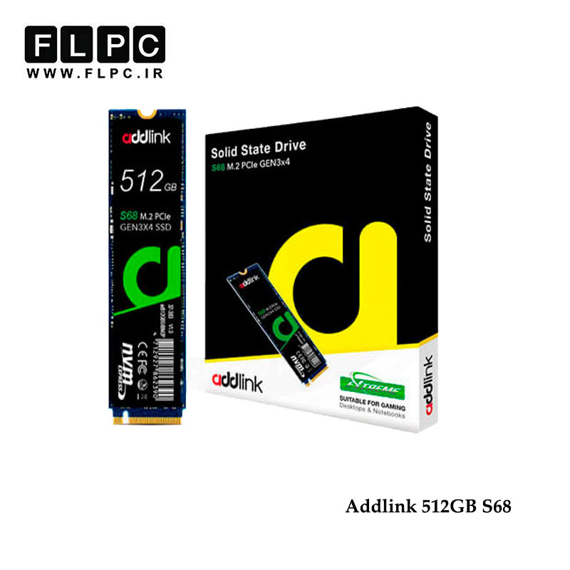 هارد SSD لپ تاپ 512 گیگابایت Addlink مدل S68 NVMe M.2