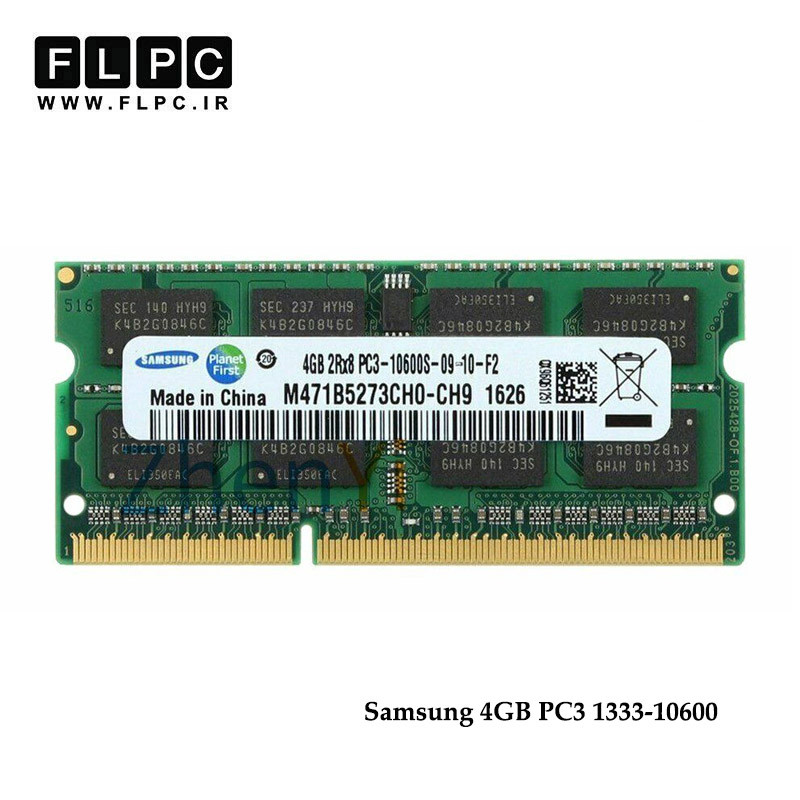رم لپ تاپ 4 گیگ Samsung DDR3-PC3 (1333-10600)