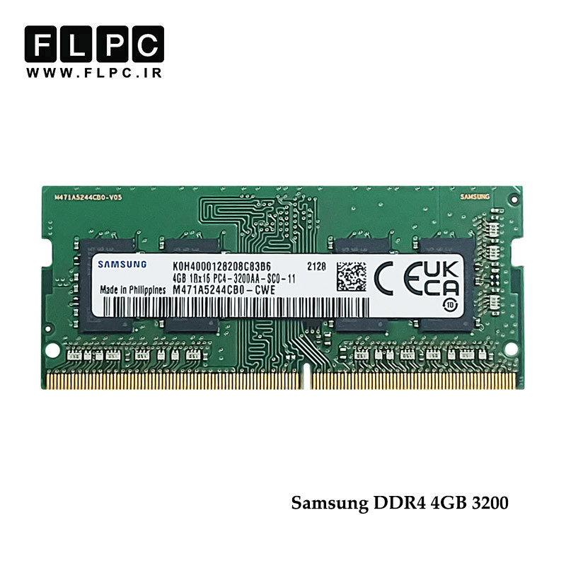 رم لپ تاپ 4 گیگ Samsung DDR4-PC4 (3200)