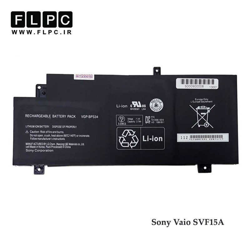باتری لپ تاپ سونی Sony Vaio SFV15A _3650mAh برند MM