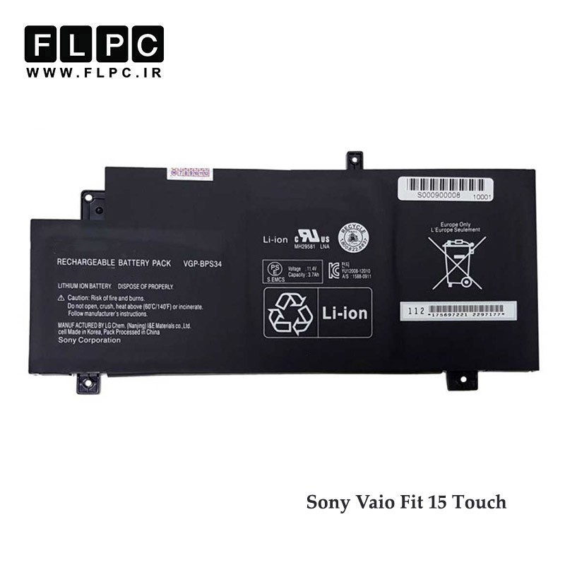 باتری لپ تاپ سونی Sony Vaio Fit 15 Touch _3650mAh برند MM