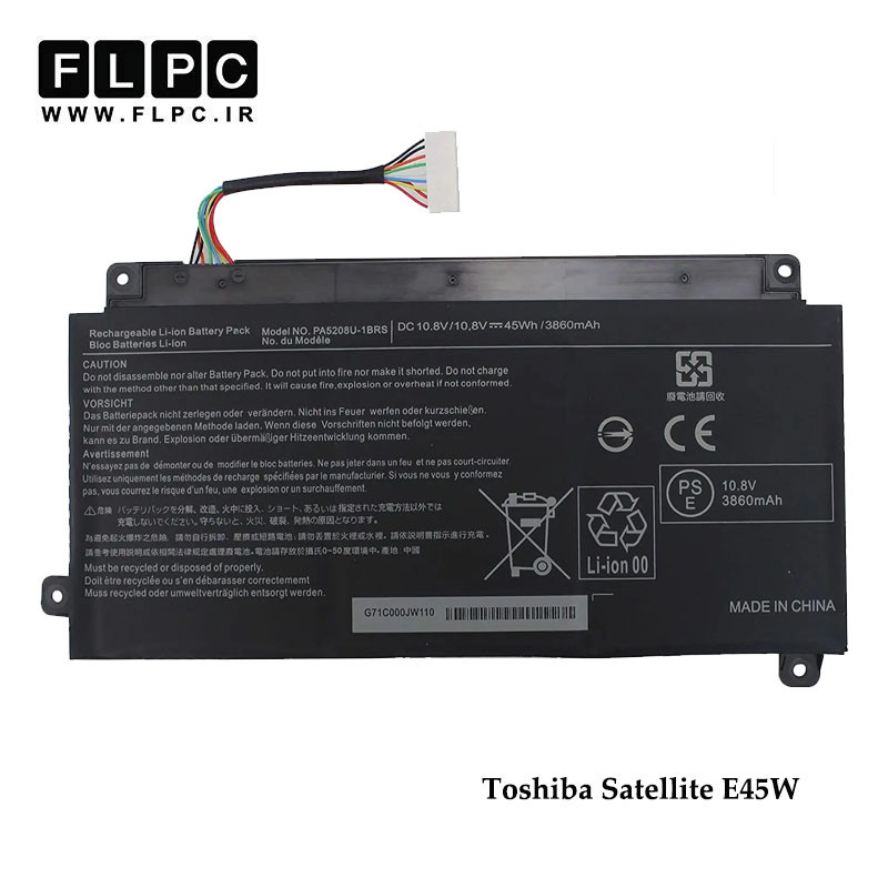 باتری لپ تاپ توشیبا Toshiba Satellite E45W _3400mAh برند MM
