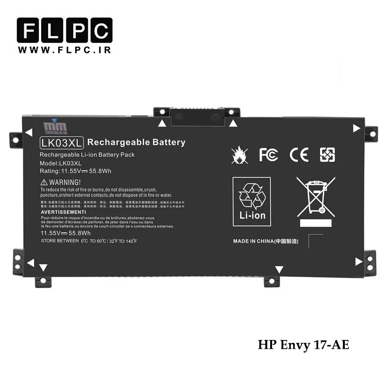 باتری لپ تاپ اچ پی HP Envy 17-AE _3500mAh برند MM